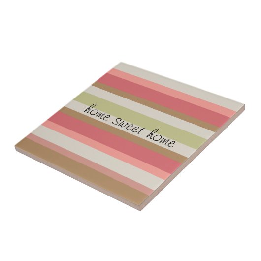 Carreau Motif Paprika Stripes (Côté)