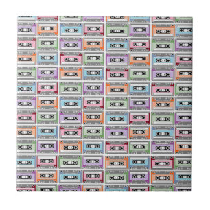 Carreau Motif Pastel Retro