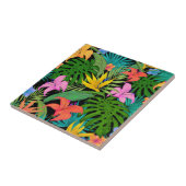 Carreau Motif Plante Tropical moderne (Côté)