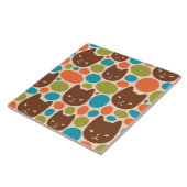 Carreau Motif Polka Dot Cats (Côté)