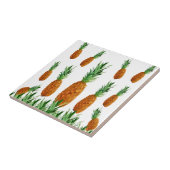 Carreau motif polygonal d'impression d'ananas (Côté)