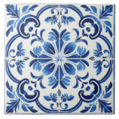Carreau Motif portugais Azulejo (Devant)
