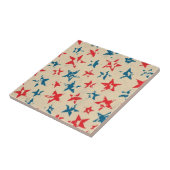 Carreau Motif pour 4 juillet (Côté)