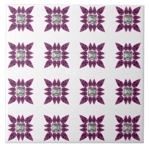 Carreau Motif pourpre