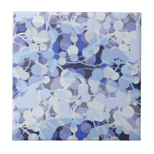 Carreau Motif pourpre de microbe