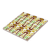 Carreau Motif primitif de jungle de Tiki (Côté)