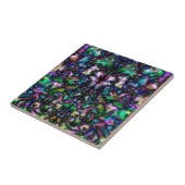 Carreau Motif psychédélique coloré (Côté)