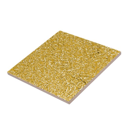 Carreau Motif PURE GOLD Splatter + votre texte / photo (Côté)
