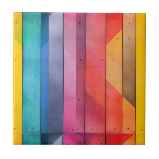 Carreau Motif Rainbow Board (Devant)