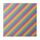 Carreau Motif Rainbow Stripes (Devant)