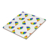 Carreau Motif Rainbow Watermelon (Côté)