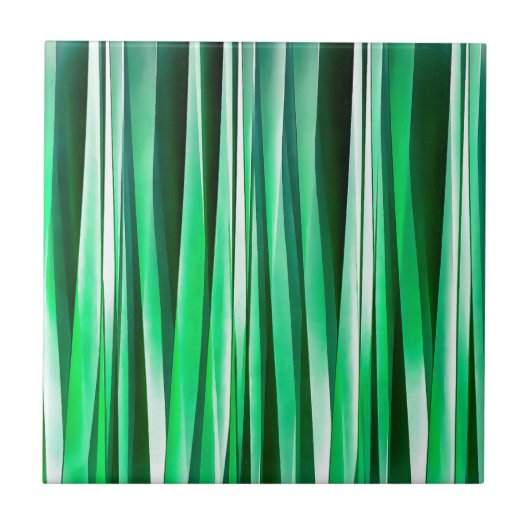 Carreau Motif rayé d'océan bleu vert (Devant)