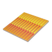 Carreau Motif rayé jaune orange (Côté)