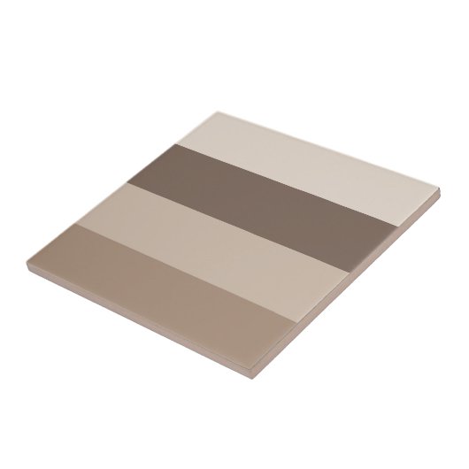Carreau Motif rayé tons terre neutres Design (Côté)