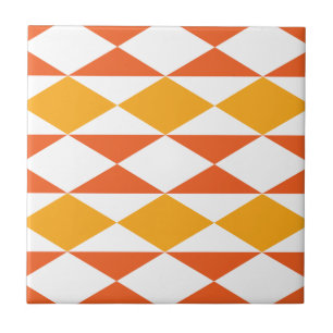 Carreau Motif rayures géométriques diamant coloré moderne 
