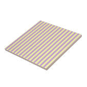 Carreau Motif rayures jaune violet minimal moderne (Côté)