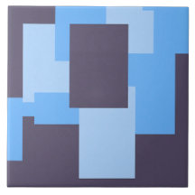 Motif Rectangle bleu + violet