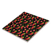 Carreau Motif Red Chili Peppers (Côté)