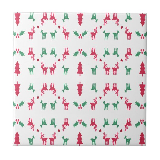 CARREAU MOTIF REINDEER (Devant)