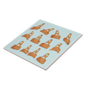 Carreau Motif Road Cone (Côté)