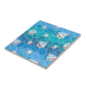 Carreau Motif rocheux de mer (Côté)