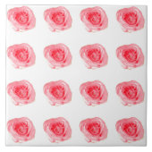 Carreau Motif rose (Devant)