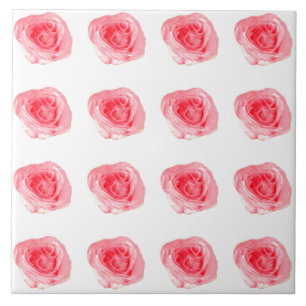Carreau Motif rose