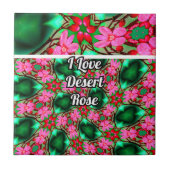 Carreau Motif Rose du désert (Devant)