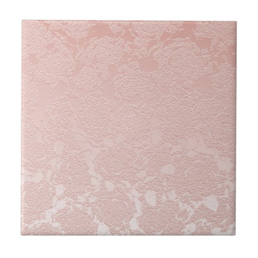 Carreau Motif rose flou moderne (Devant)