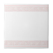 Carreau Motif rose Grecier Frieze (Devant)