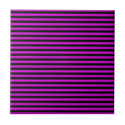 Carreau Motif rose noir rayures (Devant)