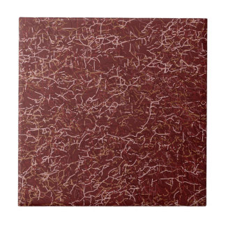 Carreau Motif rouge simple Abstrait Thread Art