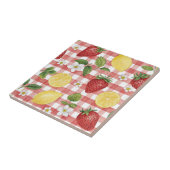 Carreau Motif rustique Terreux Fraise & Citron (6) (Côté)