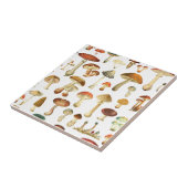 Carreau Motif sans couture de champignons vintage (Côté)