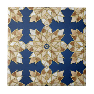 Carreau Motif sans couture de mosaïque marocaine Zellige d