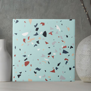 Carreau Motif sans couture en terrazzo italien abstrait mo