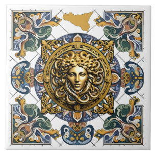 Carreau Motif sicilien de Sicile
