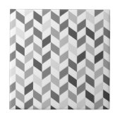 Carreau Motif simple gris Herringbone (Devant)