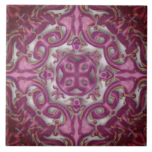 Carreau Motif symétrique (azulejos comme) (Devant)