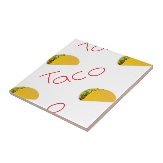 Carreau motif Taco le (Côté)