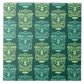 Carreau Motif Tiki moderne du milieu du siècle rétro (Devant)