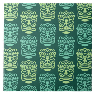Carreau Motif Tiki moderne du milieu du siècle rétro