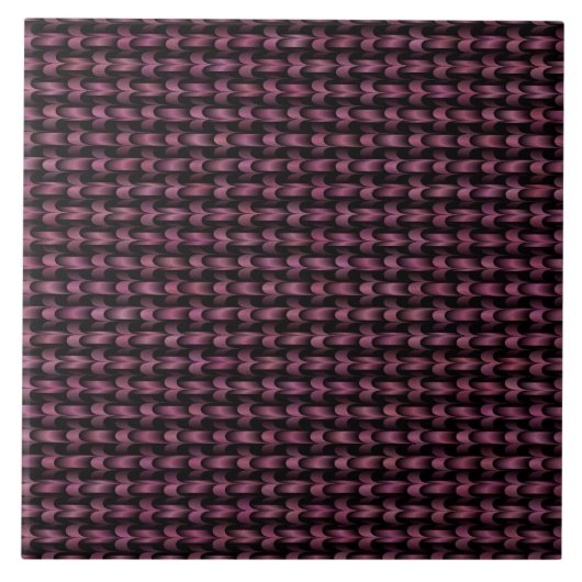 Carreau Motif Tissé Abstrait Rose Violet (Devant)