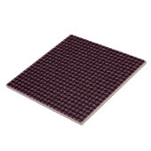 Carreau Motif Tissé Abstrait Rose Violet (Côté)