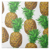 Carreau Motif transparent avec ananas (Devant)
