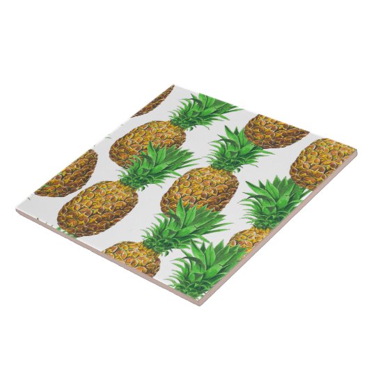 Carreau Motif transparent avec ananas (Côté)