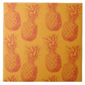 Carreau Motif transparent avec ananas (Devant)