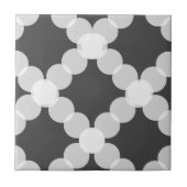 Carreau Motif transparent du cercle gris-mod (Devant)