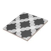 Carreau Motif transparent du cercle gris-mod (Côté)