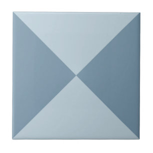 Carreau Motif triangle géométrique bleu Abstrait